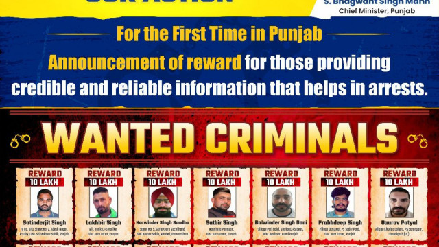 Bhagwant Mann-led Punjab Government brings new 'reward policy'; releases list of 28 most wanted criminals