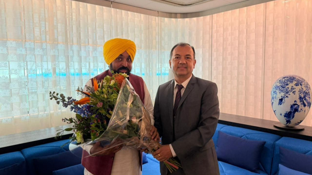 CM Bhagwant Singh Mann embarks on Netherlands visit