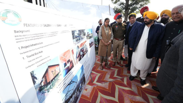 Punjab CM Bhagwant Singh Mann Inaugurates Saleran Dam As AAP Govt Takes Big Step Towards Infrastruct